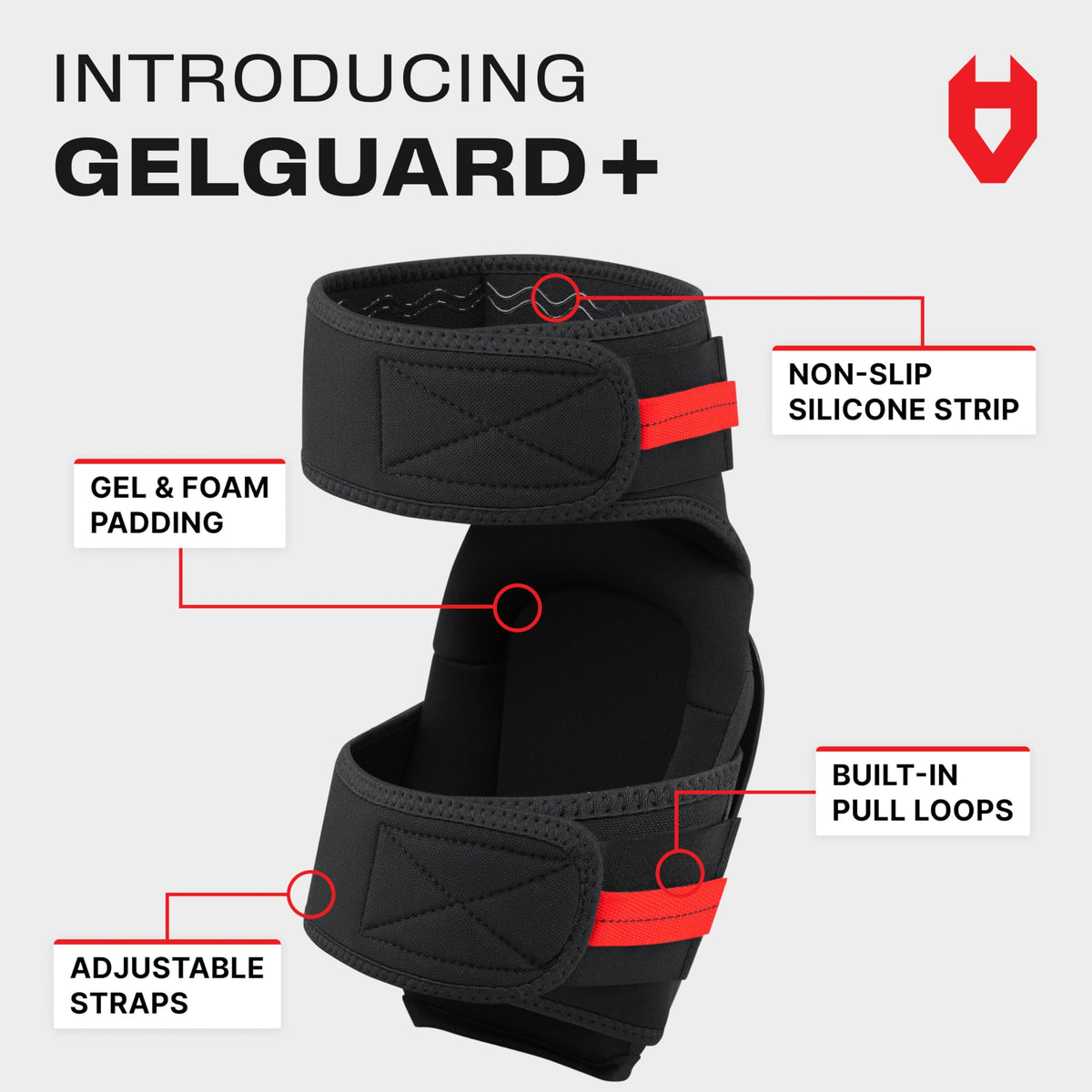 NoCry knee pads feature dual-layer gel and foam for lasting comfort during long shifts.