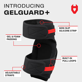 NoCry knee pads feature dual-layer gel and foam for lasting comfort during long shifts.