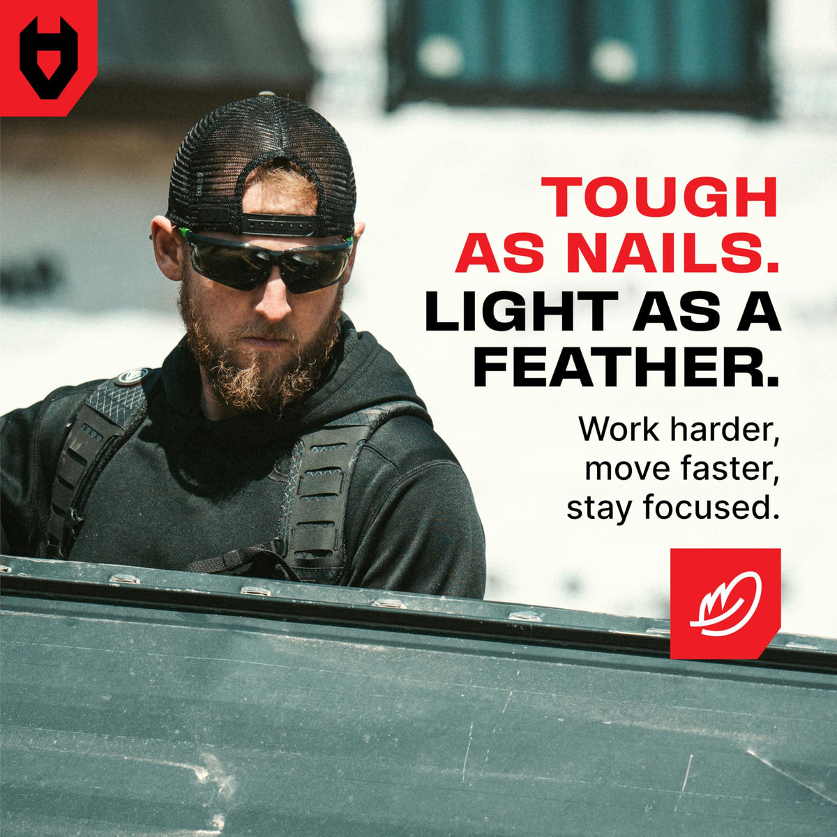 Premium anti-scratch coating on NoCry lenses keeps clarity intact.