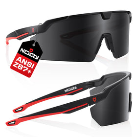 NoCry tinted safety glasses with ANSI Z87 coverage for reliable all-day eye protection.