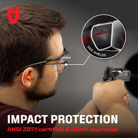 NoCry UV protection over-glasses safeguard eyes from sun exposure outdoors.