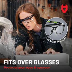 NoCry UV protection shields eyes from sun rays during outdoor tasks