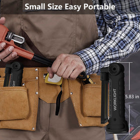 NODINIHU Magnet base and hanging hook enable hands-free use.