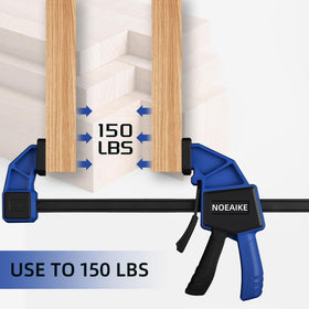 NOEAIKE durable nylon body resists bending under clamping pressure.