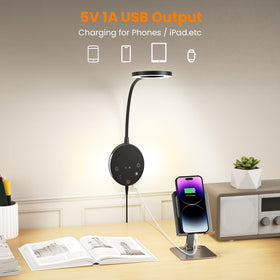NoeiiT wall-mounted reading light headboard installation angle highlights flexible mounting options.