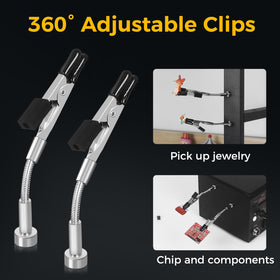 NOEVSBIG Helping Hands iron-base stability keeps work steady on any surface.