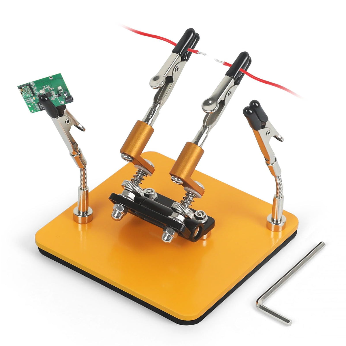 NOEVSBIG magnetic hands base provides stable support for precision work.