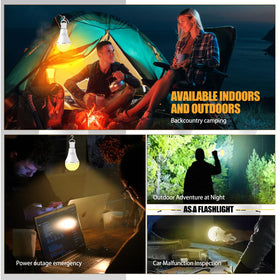 Noger emergency bulb outputs 810 lumens with 9W power for clear tasks