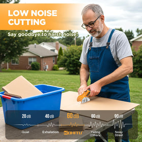 Nohitu cordless scissors precision edge for accurate cuts.