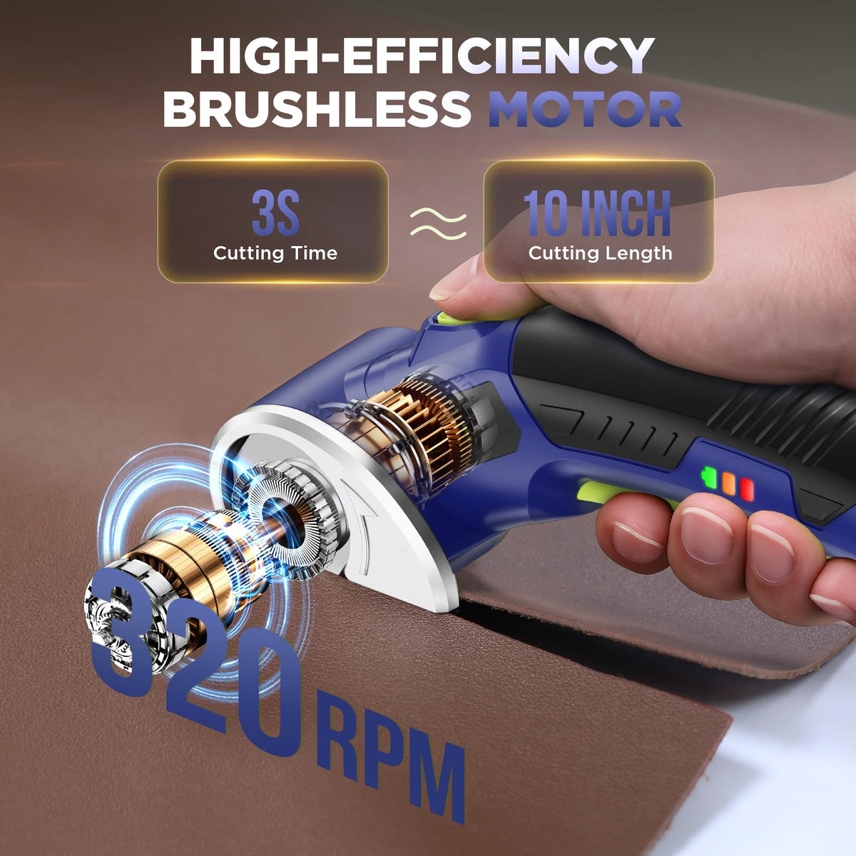Nohitu ergonomic grip provides comfortable handling