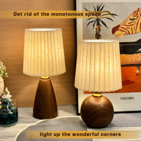 Nomoluke lamp compact size saves space on desks or nightstands.
