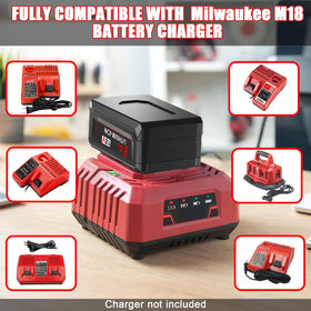 Nonbliep Milwaukee 8.0Ah battery safety protections emphasize built-in safeguards.