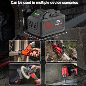 Nonbliep Milwaukee M18 in-use scenario powering cordless tools.