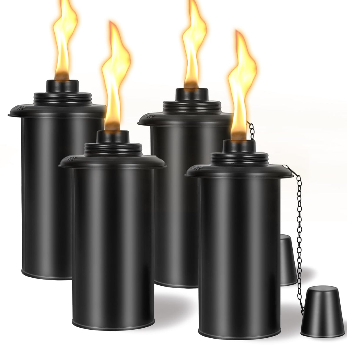 Nonley refillable torch canister with 16oz capacity and widened mouth for clean refills.