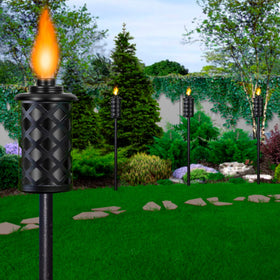 Nonley 16oz canister set ideal for patios, gardens, and beach parties.