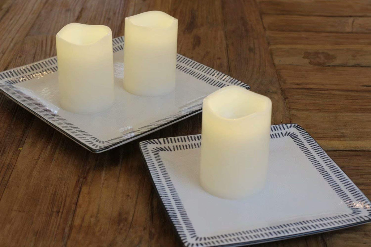 NONNO&ZGF packaging confirms three candles and remote are included.