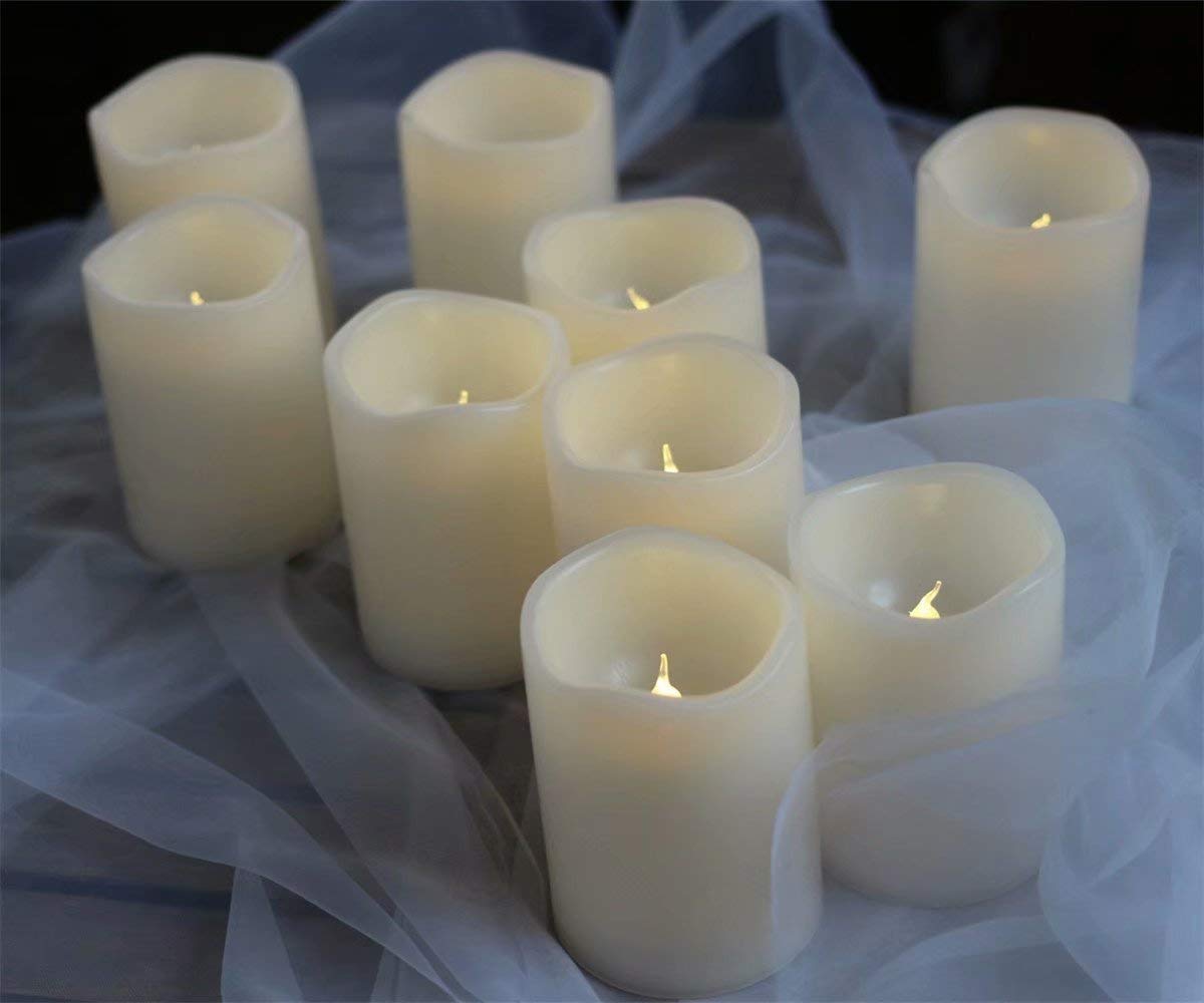 NONNO&ZGF resin candle shell showcases durable weather resistant construction.