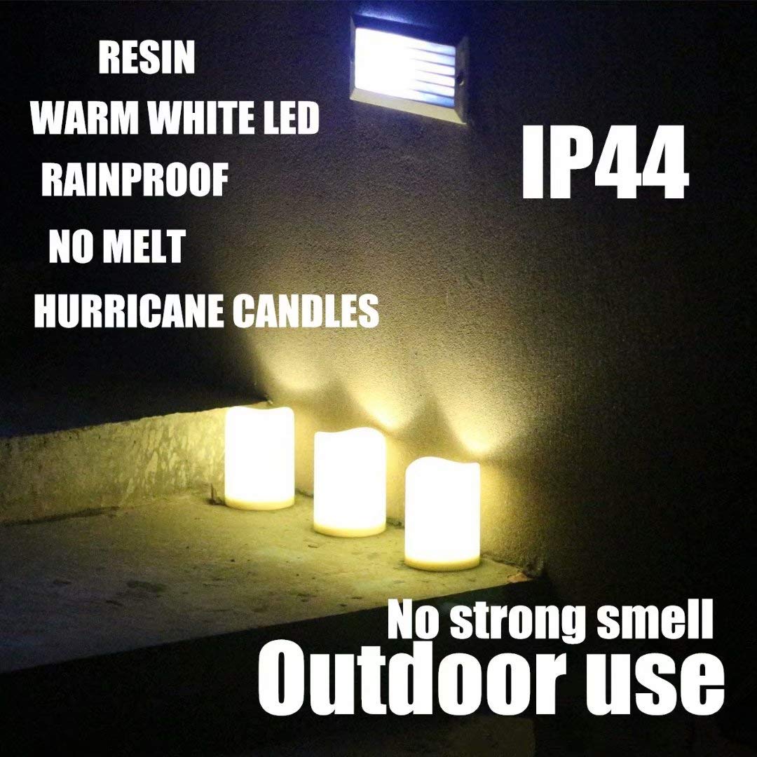 NONNO&ZGF weatherproof design keeps outdoor candles safe in rain.