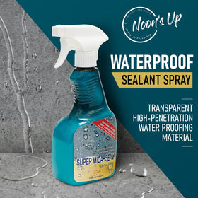 Applied to concrete, NOON'S UP Super Mica-Seal forms a protective coating.