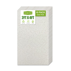 noooza UV-printed ceiling tile close-up showing crisp pattern and durable finish