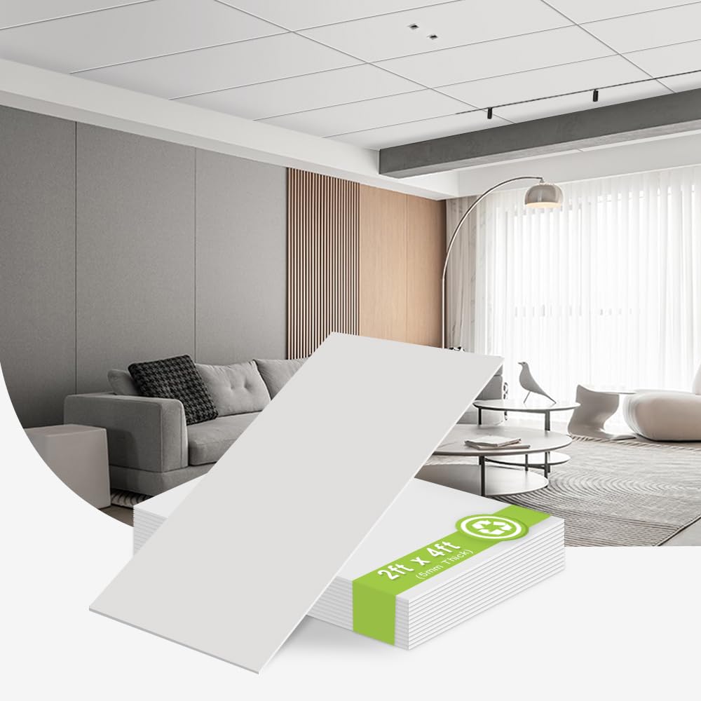 Noooza 10-pack ceiling tiles ready for quick installation and customization.