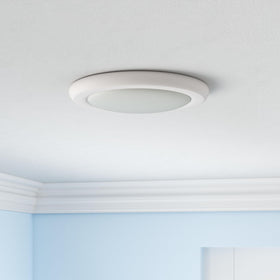 Nora Lighting NLOPAC-R650930AW dimmed setup demonstrates compatible dimming for ambiance.
