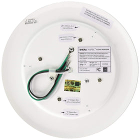 Nora Lighting NLOPAC-R650930AW installation on a standard 4-inch junction box enables quick setup.