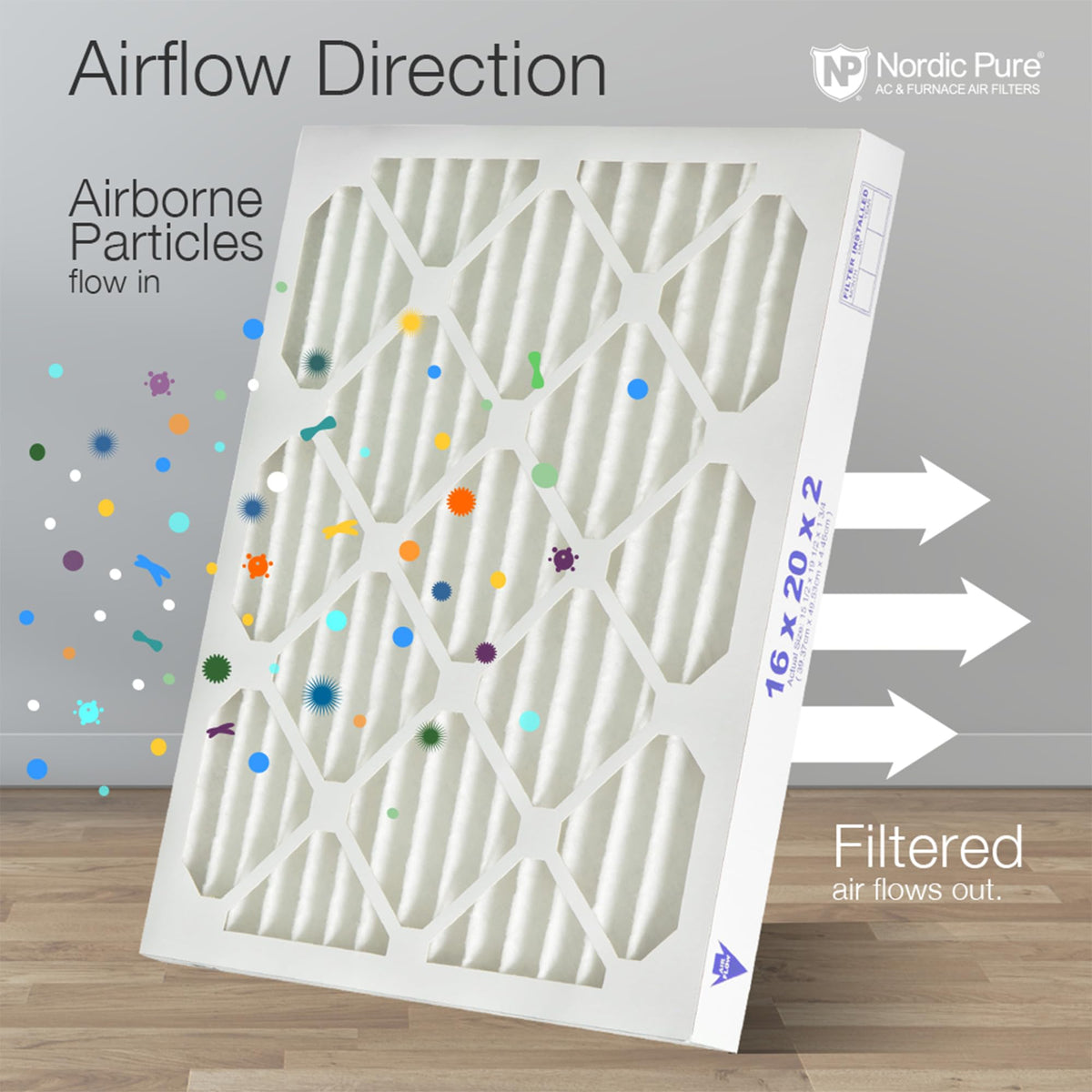 Nordic Pure 3-pack ready for home or office filtration needs.