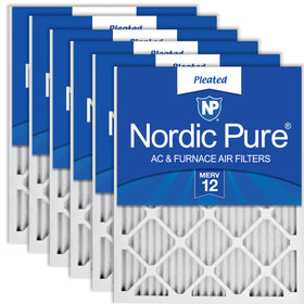 Nordic Pure packaging box ready for 20x20x1 filter replacement in homes