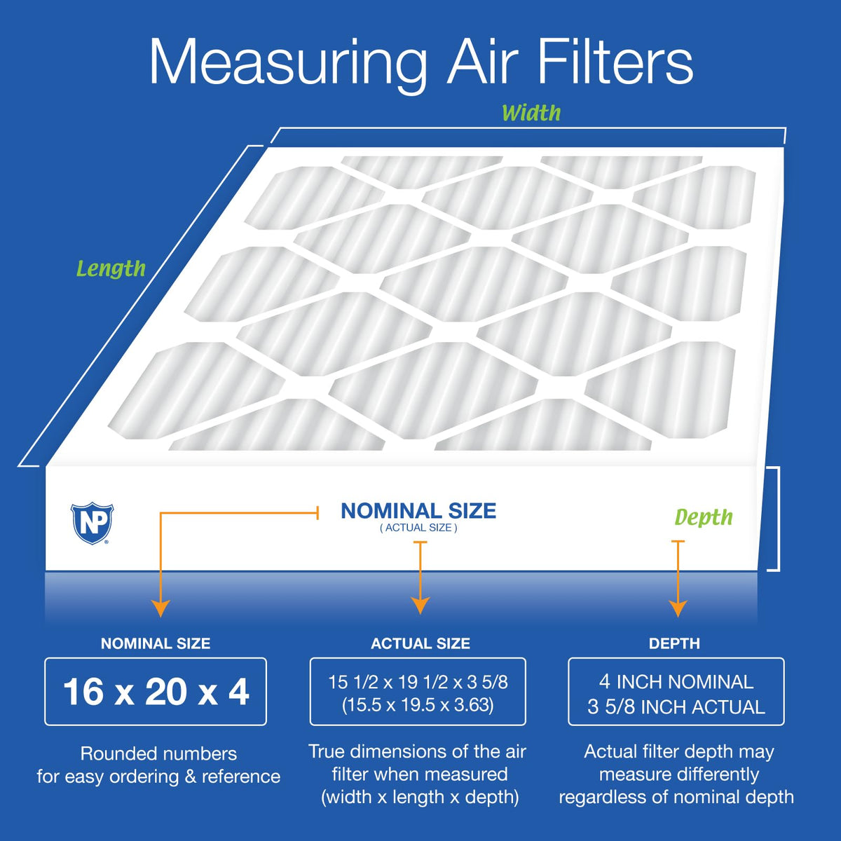 Nordic Pure filter frame construction showing durable support