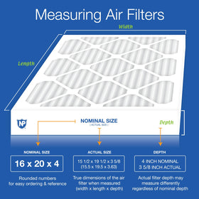 Nordic Pure filter frame construction showing durable support