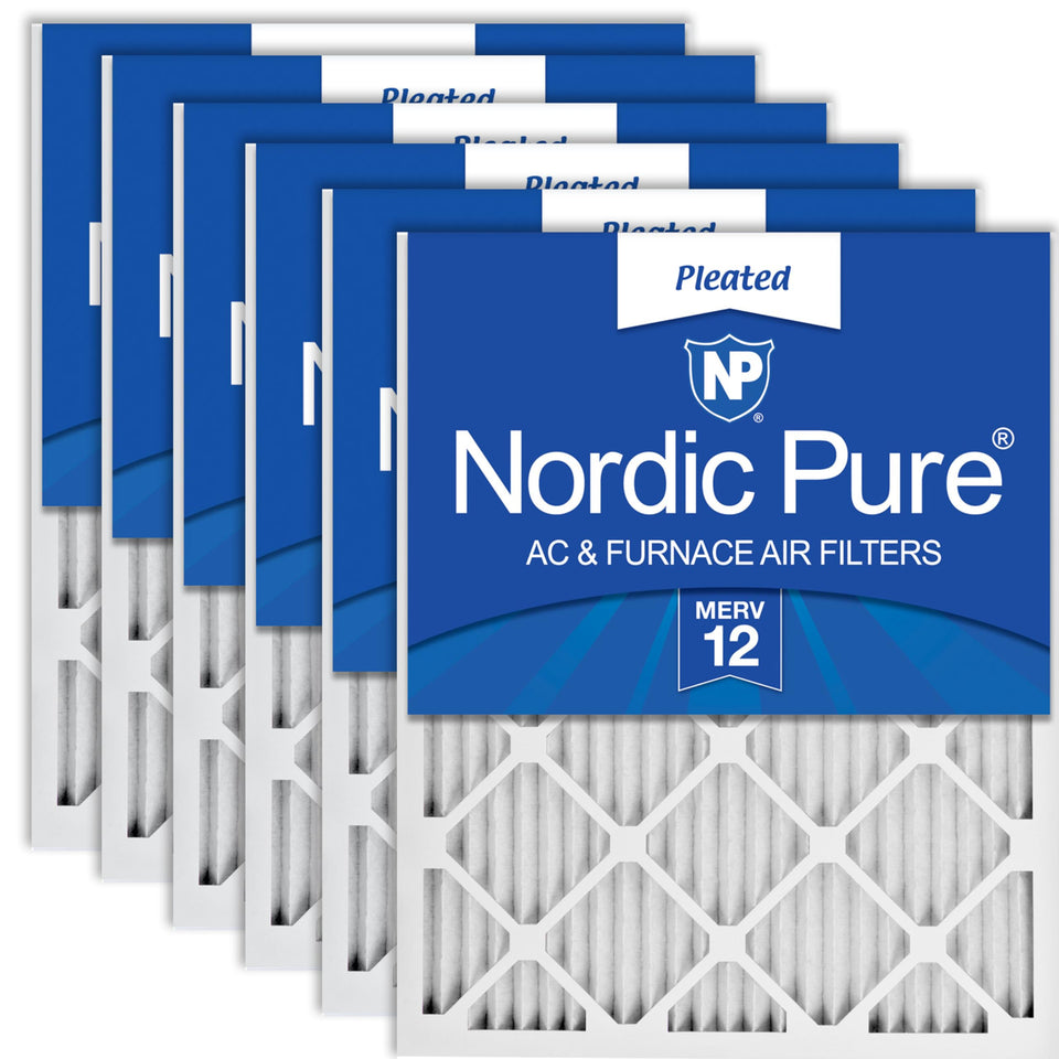 Nordic Pure 16x20x1 box view showcases high-efficiency filtration for cleaner indoor air.