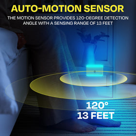 Nordmoose bathroom hallway night light provides soft glow