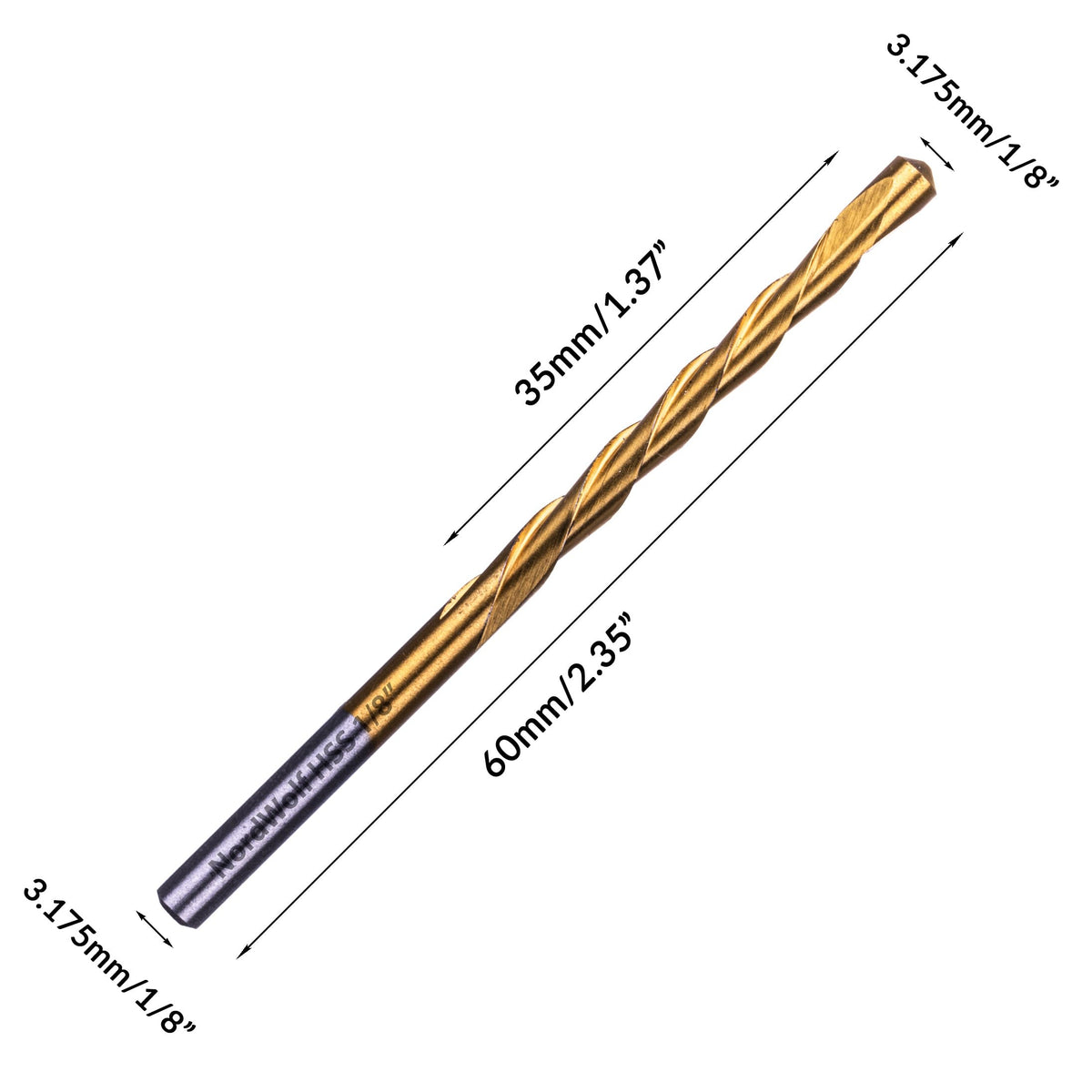 NordWolf spiral-flute design enables clean, quick cut-outs around outlets.
