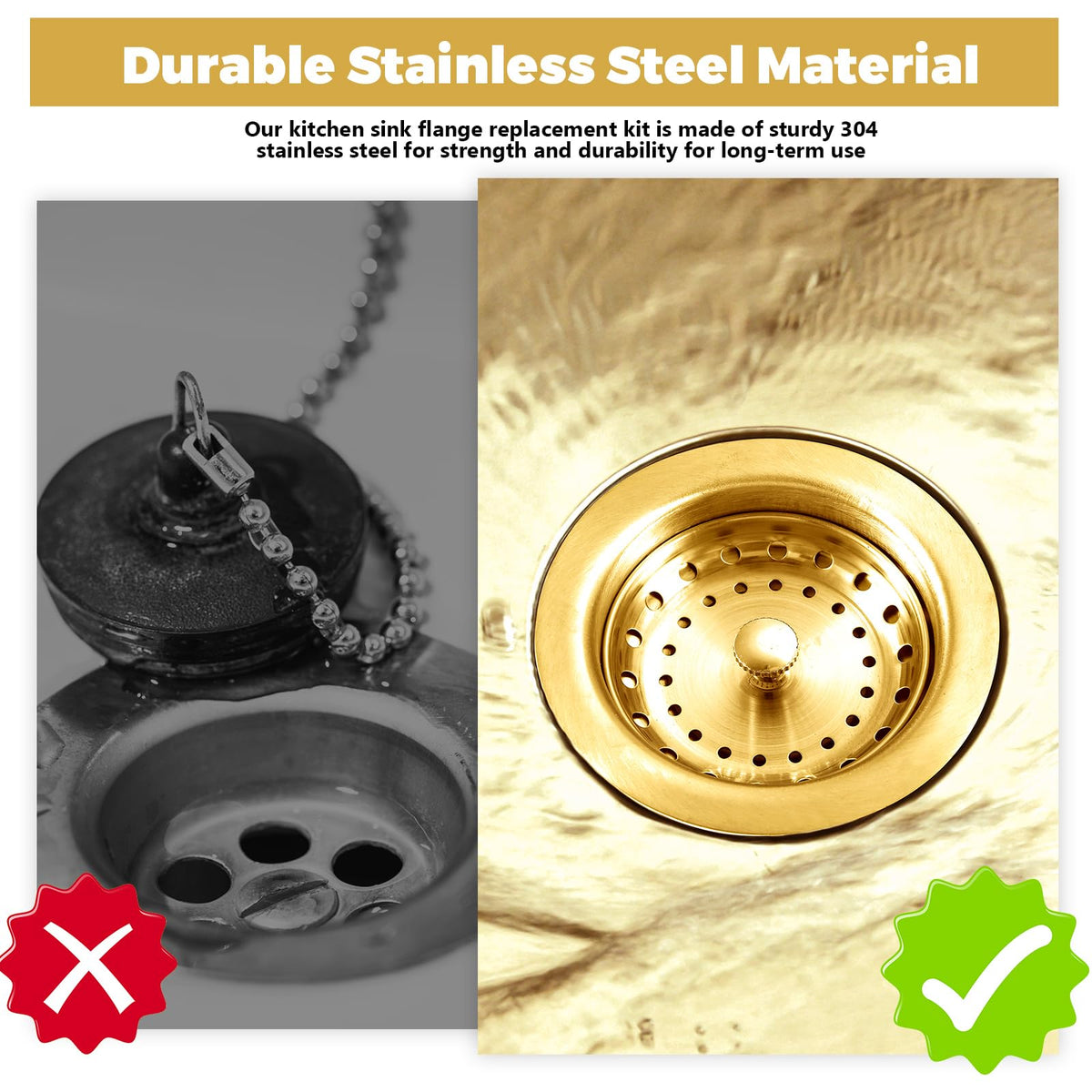 Norme 5-piece kit fits 3-1/2 inch drains for universal compatibility