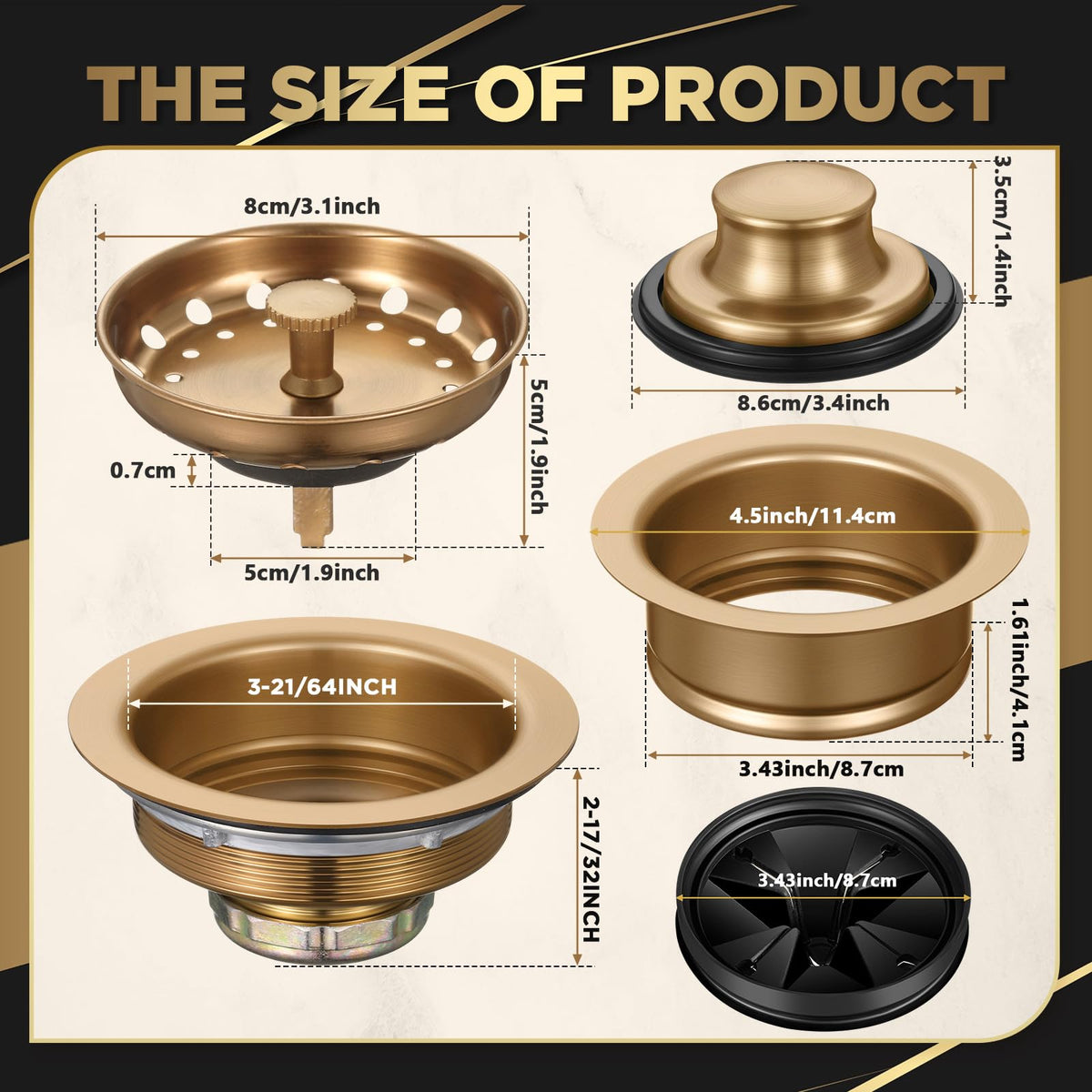Norme flange stopper provides a secure seal to keep water and debris contained.