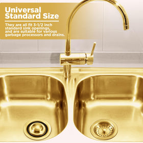 Norme kitchen sink stopper blocks odors and retains water when needed
