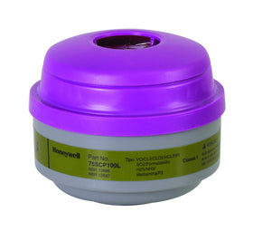 NORTH Defender multi purpose cartridge with P100 filter olive magenta front view for vapor and particulate protection