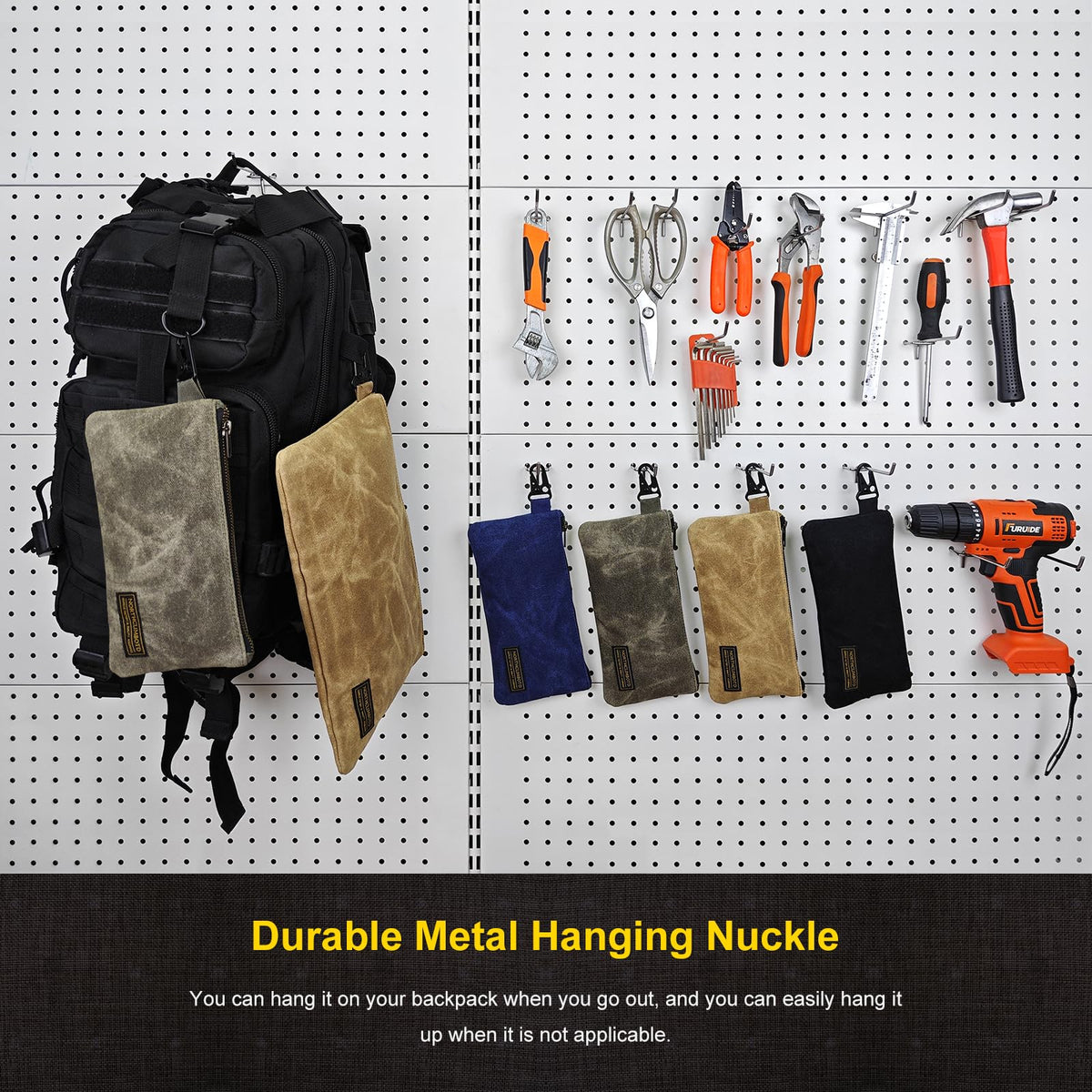 NorthClimbOtd durable waxed canvas material offers long-lasting protection.