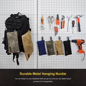 NorthClimbOtd durable waxed canvas material offers long-lasting protection.