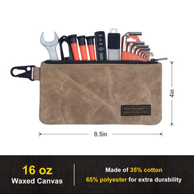 NorthClimbOtd zippered pouch tool organizer keeps tools secure on hikes.