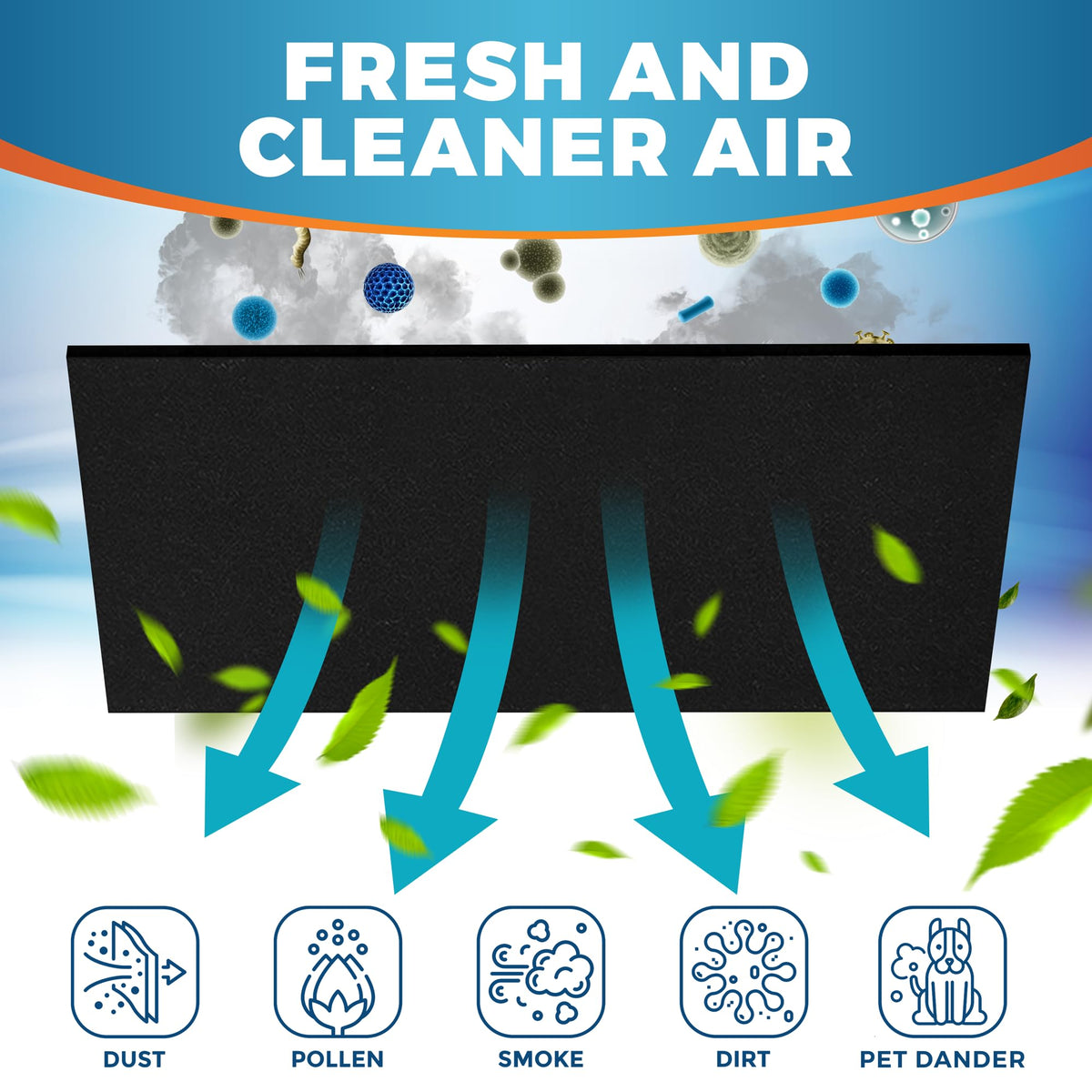 Northwest Enterprises charcoal vent filter close-up highlighting media.