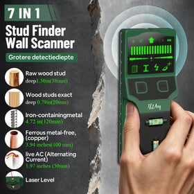 NOTANY wall scanner with three detection modes for wood, metal, and wires.