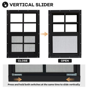 NOTASA windows suited for barns, playhouses, and garages with versatile fit