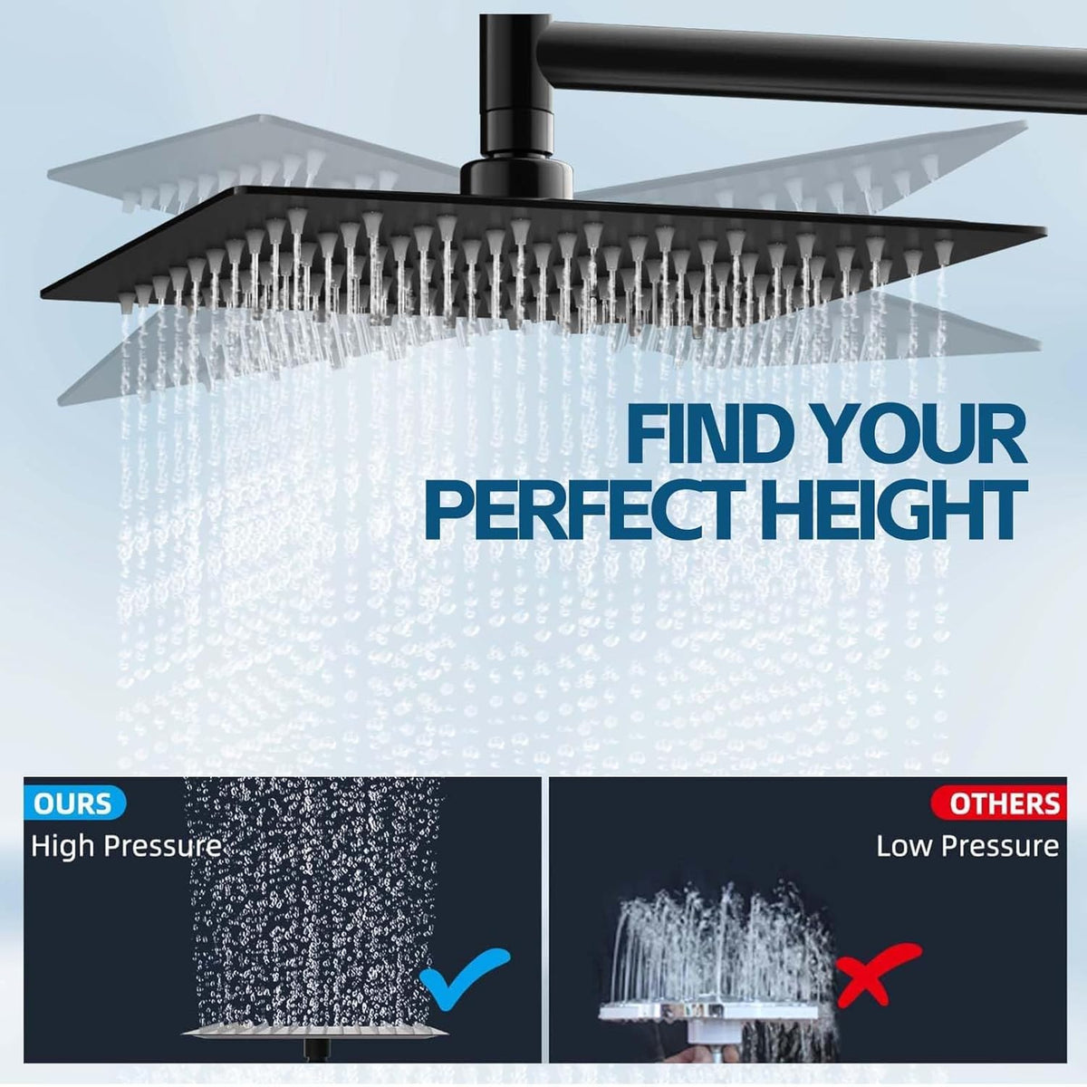 Nottia 11-inch extension arm enabling versatile height and angle adjustments.