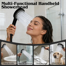 Nottia matte black finish complements modern bathrooms with durable style.