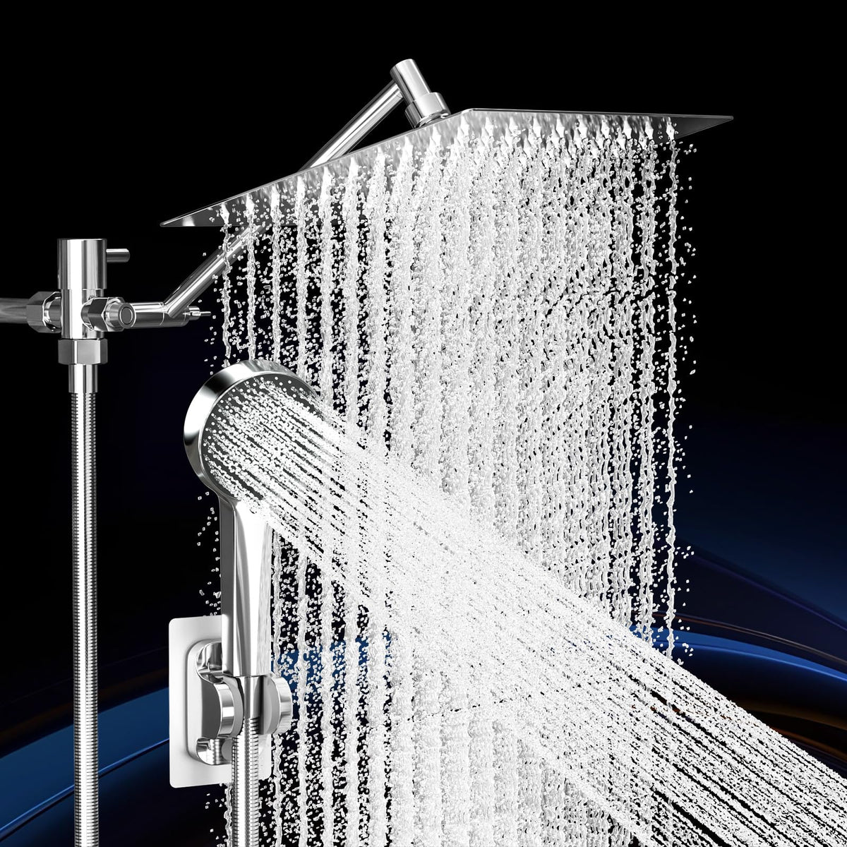 Nottia switch-mode control between rainfall and handheld spray