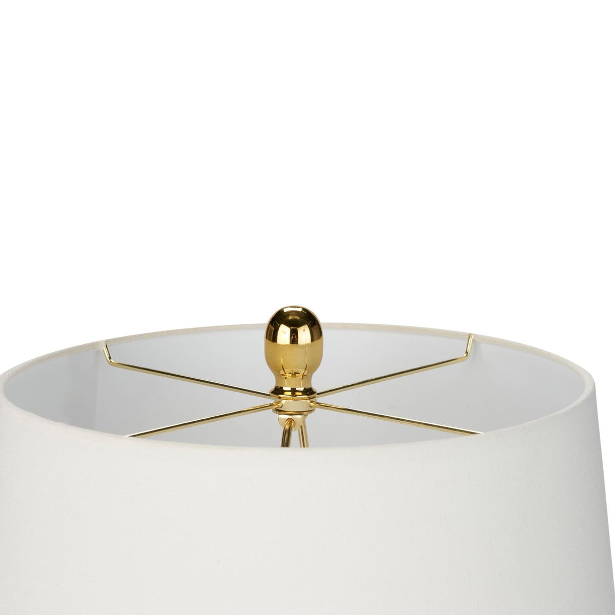 Nourison ceramic lamp close-up shows diffuse ambient glow