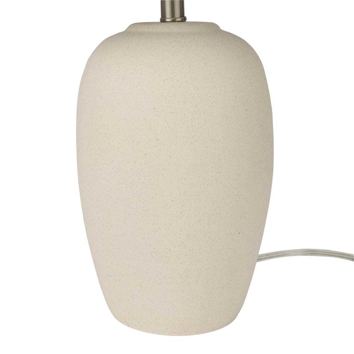 Nourison Home ceramic jar lamp complements living room decor.