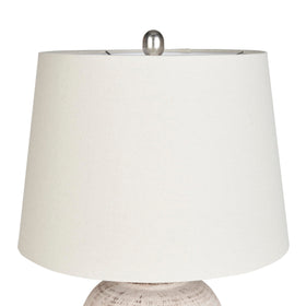 Nourison Home farmhouse design lamp base suitable for living areas.